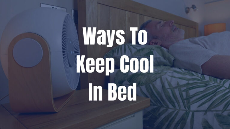 ways to keep cool in bed