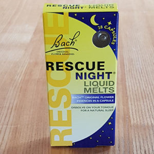 photo of a box of rescue remedy night liquid melts