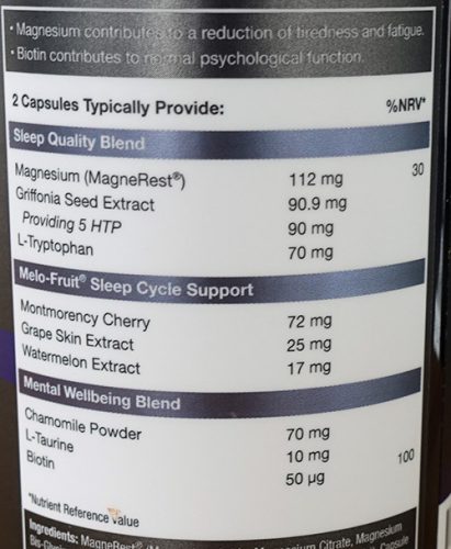 neurorest ingredients