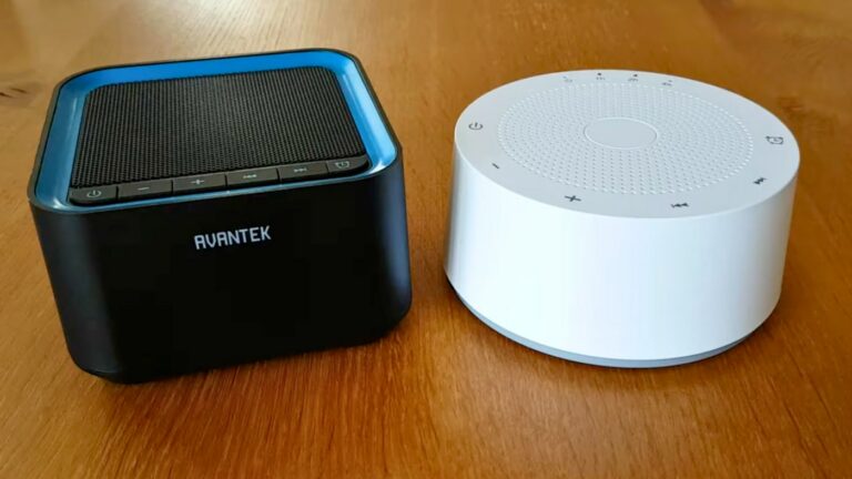 two models of avantek white noise machines