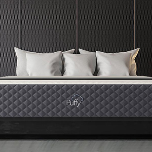 Puffy lux king on sale size mattress price