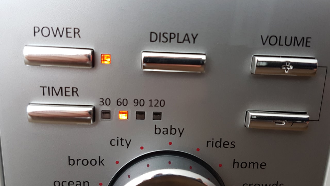 Sound+Sleep Special Edition timer button LEDS