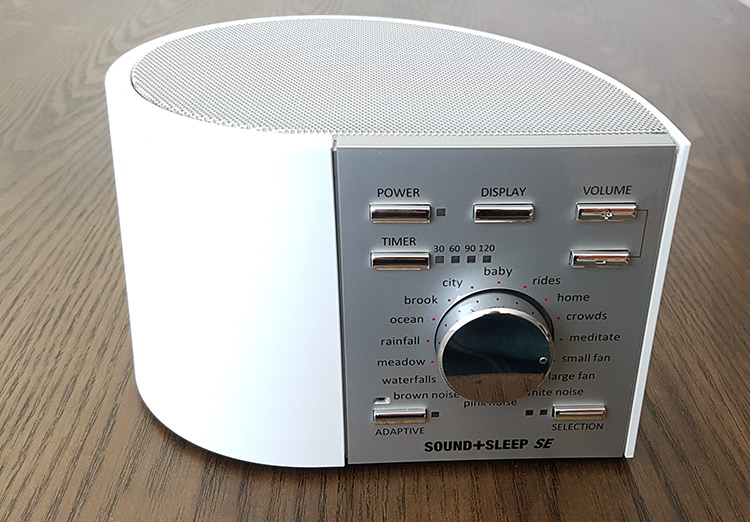 photo of the sound+sleep white noise machine