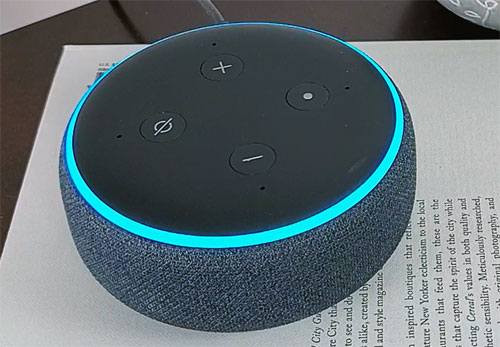 echo dot 3rd generation smart speaker