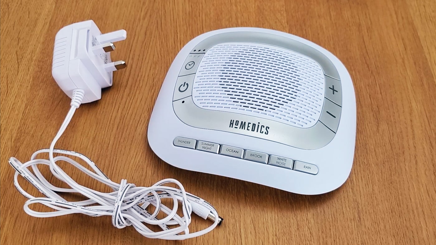 Homedics Sound Spa Rejuvenate and power adaptor
