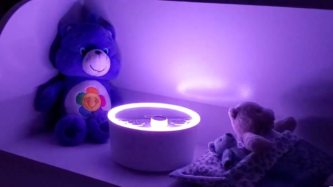 Renpho white noise machine purple nightlight.jpg