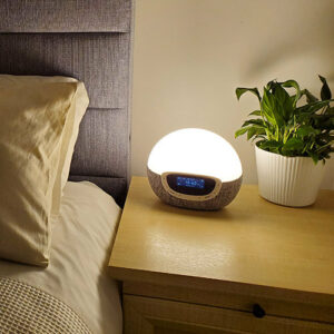 photo of the lumie bodyclock shine 300 on a bright white setting