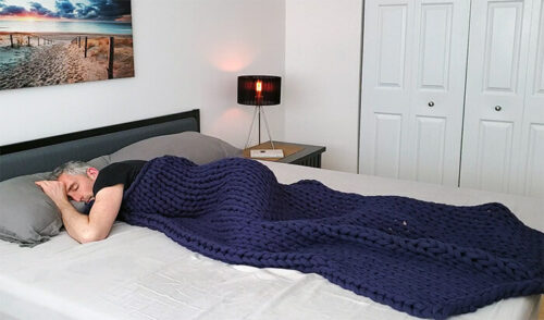 King Size Weighted Blanket 60"x80"20lbs 80"x90"25/30 lbs for Insomnia Stress 