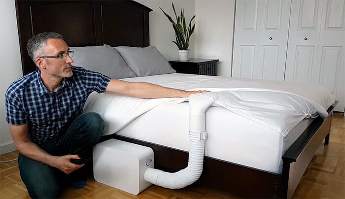 Cooling mattress pad