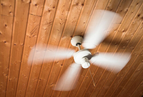 photo of a ceiling fan