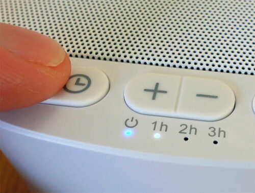 magicteam white noise machine timer indicator leds