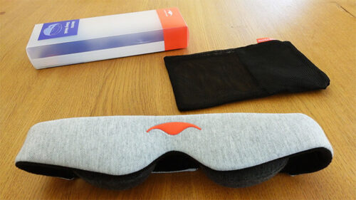 Manta sleep mask, box and case