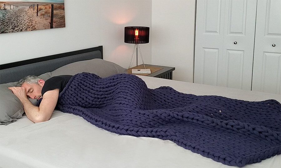 Bearaby Cotton Napper weighted blanket