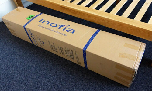 Inofia mattress in the original box it is delivered in