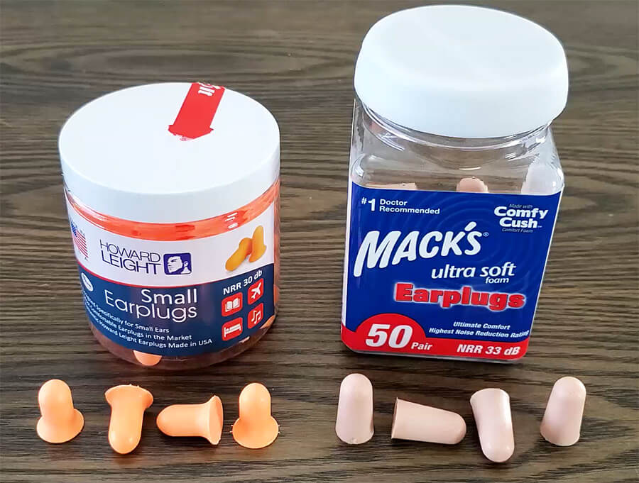 macks and howard leight earplugs