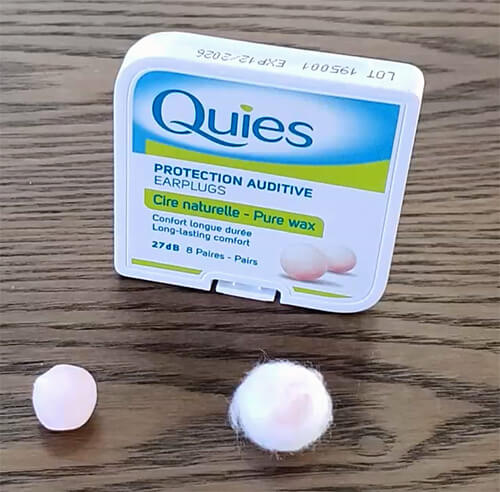 quies wax earplugs