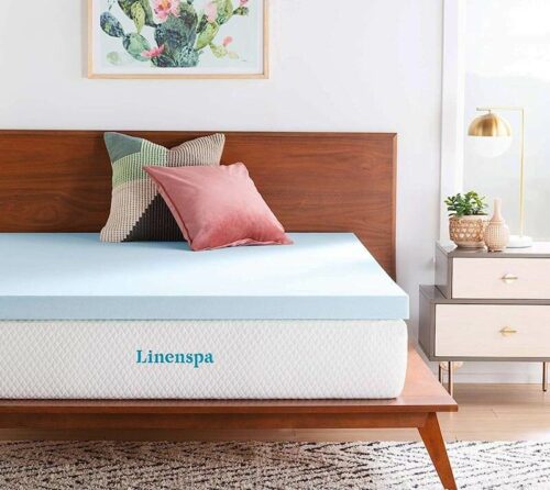 Linenspa memory foam mattress topper