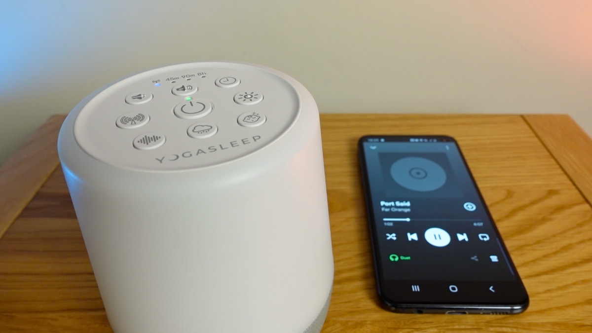 Yogasleep Duet bluetooth speaker feature