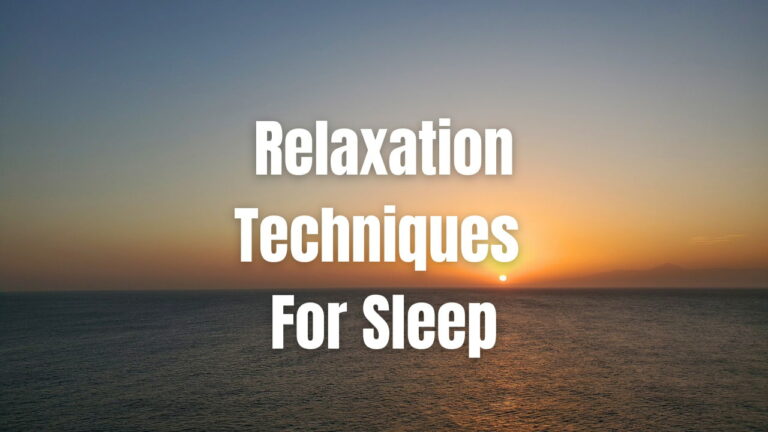 relaxation techniques for sleep