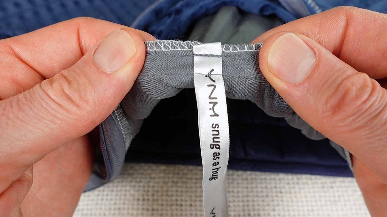 YNM blanket tie close up