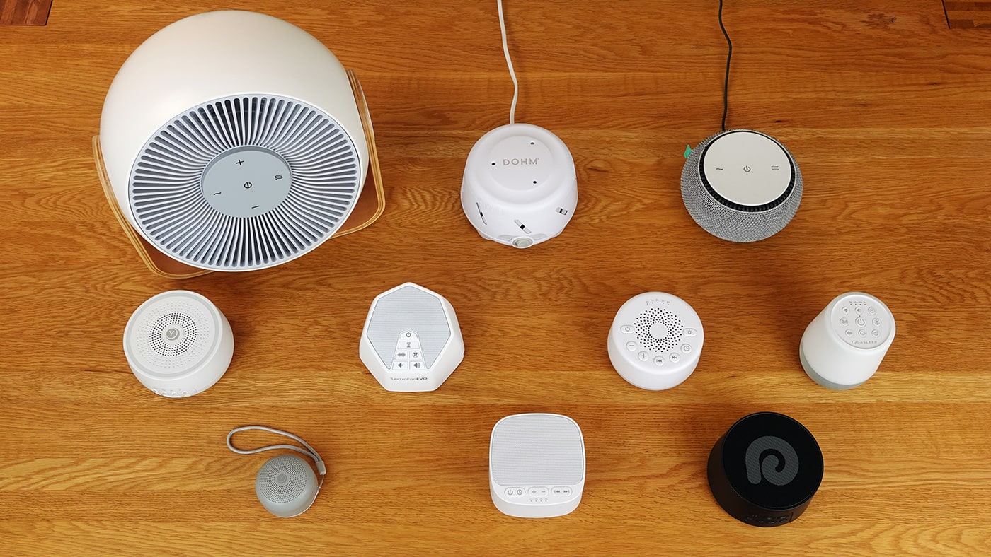10 white noise machines photo from above