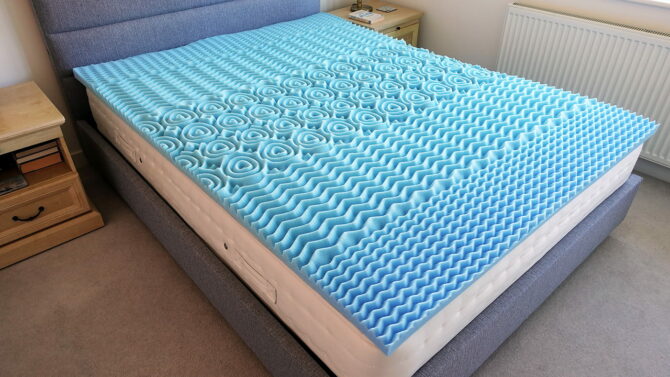 LUCID Memory Foam Mattress Topper