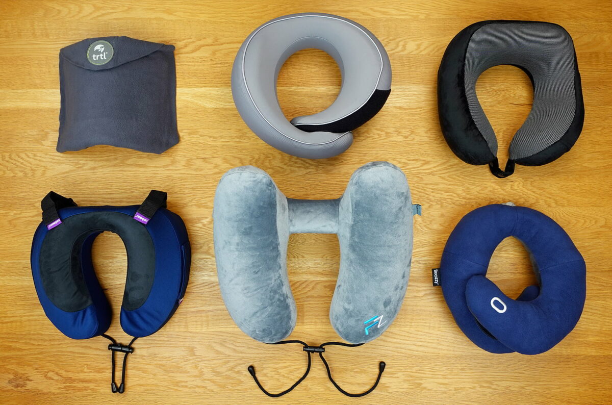 6 travel pillows