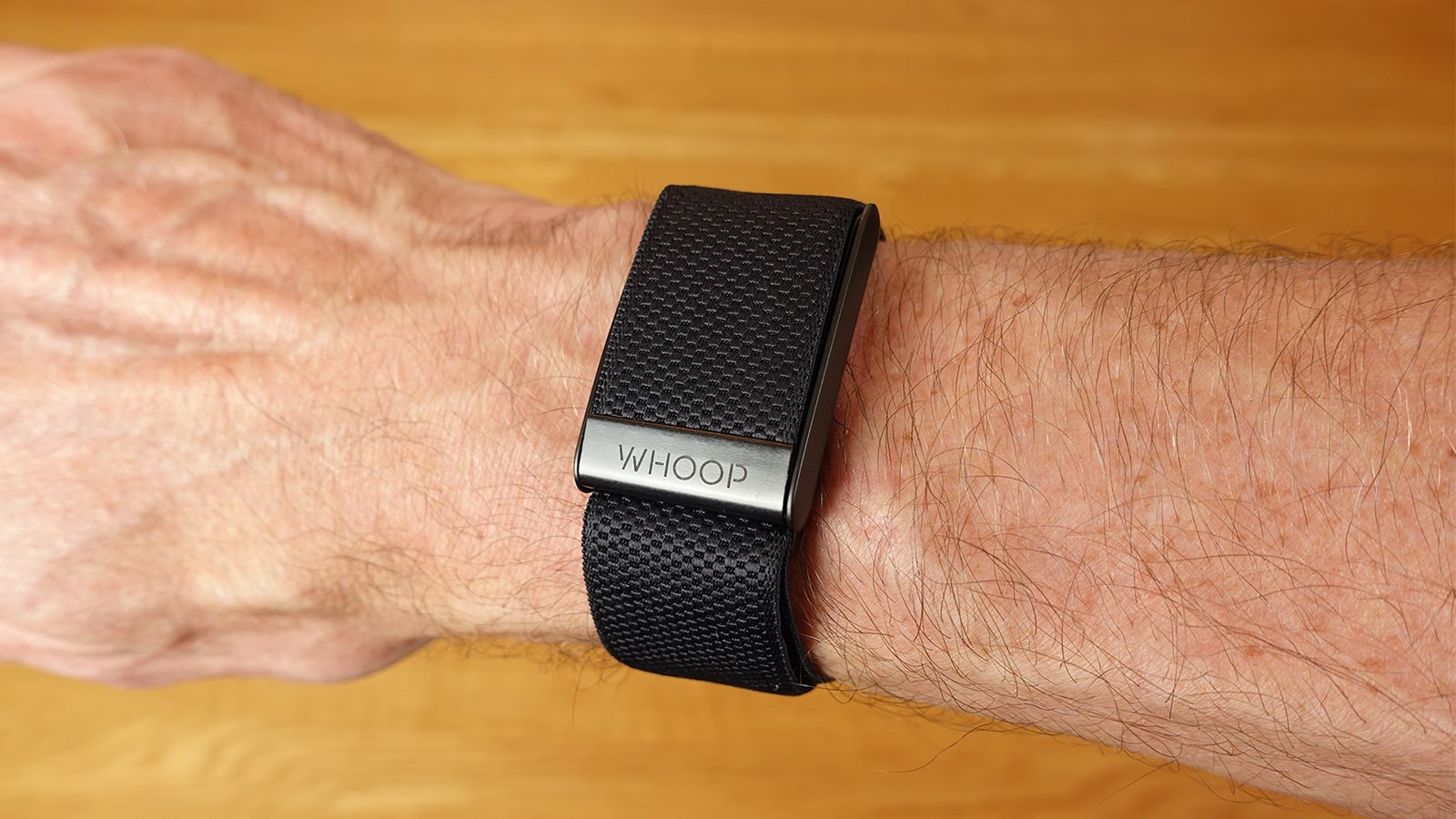 Whoop 4.0 on a man's wrist
