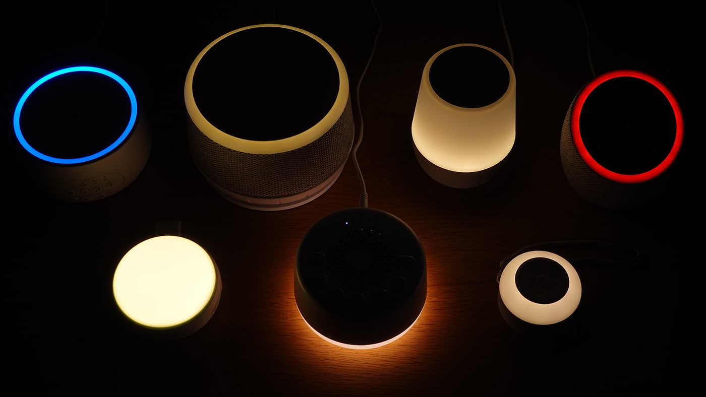 7 white noise machines with nightlights