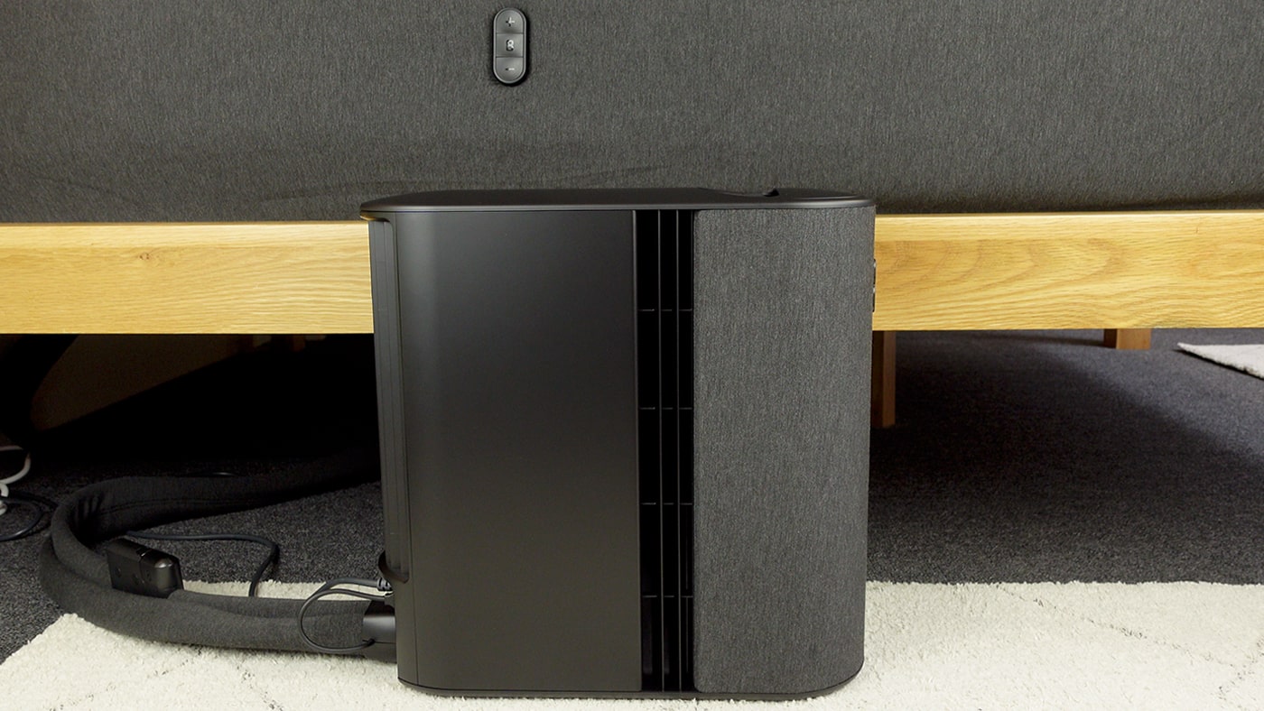 Eight Sleep Pod 5 during the installation process