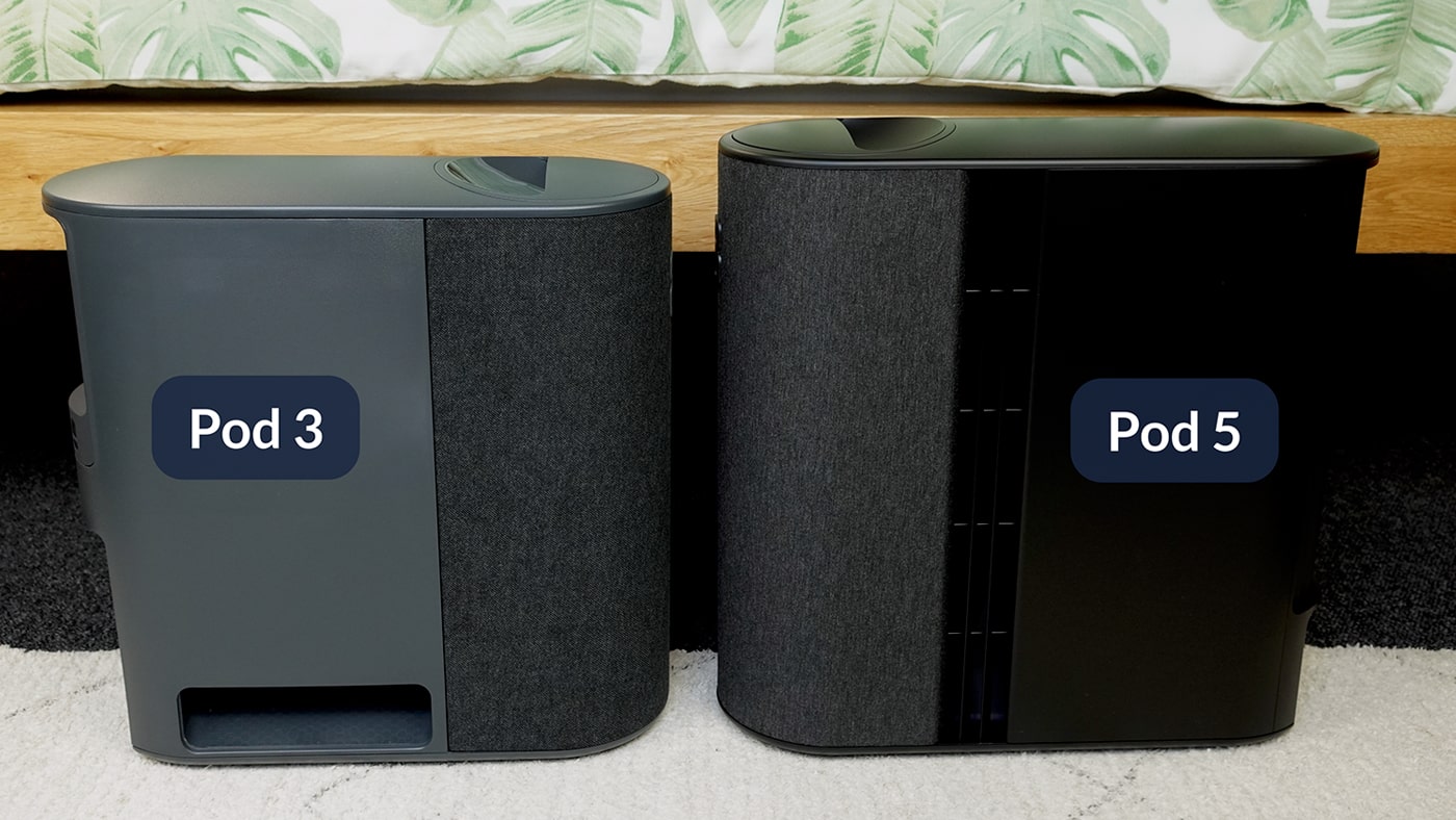 Pod 5 vs pod 3 size comparison