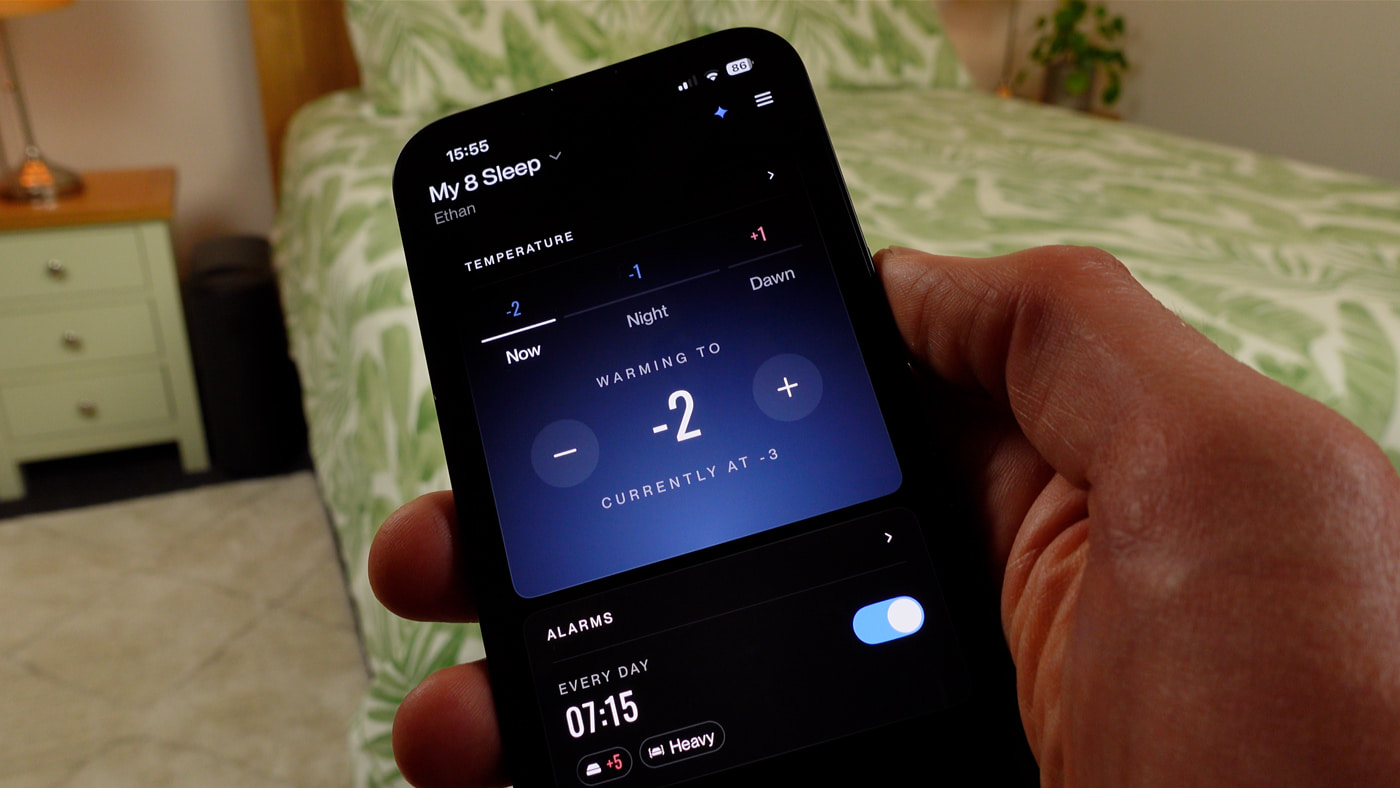 Eight Sleep Pod 5 app temperature control